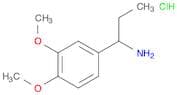 [1-(3,4-Dimethoxyphenyl)propyl]amine hydrochloride