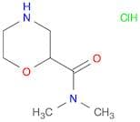 N,N-dimethyl-2-morpholinecarboxamide hydrochloride
