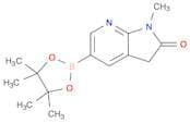 1-methyl-5-(4,4,5,5-tetramethyl-1,3,2-dioxaborolan-2-yl)-1,3-dihydro-2H-pyrrolo[2,3-b]pyridin-2-one