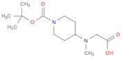 2-((1-(tert-Butoxycarbonyl)piperidin-4-yl)(methyl)amino)acetic acid