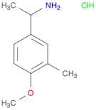 1-(4-Methoxy-3-methylphenyl)ethanamine hydrochloride