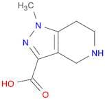 1-methyl-1H,4H,5H,6H,7H-pyrazolo[4,3-c]pyridine-3-carboxylic acid