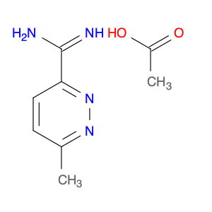 6-methyl-3-pyridazinecarboximidamide acetate