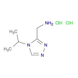 [(4-isopropyl-4H-1,2,4-triazol-3-yl)methyl]amine dihydrochloride