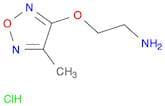 (2-[(4-Methyl-1,2,5-oxadiazol-3-yl)oxy]ethyl)amine hydrochloride
