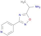1-(3-(Pyridin-4-yl)-1,2,4-oxadiazol-5-yl)ethanamine