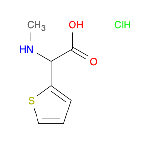 (methylamino)(2-thienyl)acetic acid hydrochloride