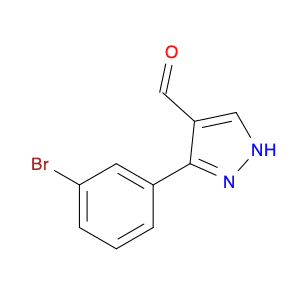 3-(3-Bromophenyl)-1h-pyrazole-4-carbaldehyde