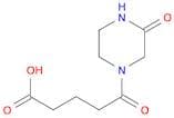 5-Oxo-5-(3-oxopiperazin-1-yl)pentanoic acid