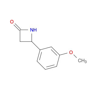 4-(3-METHOXYPHENYL)-2-AZETIDINONE