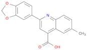 2-(1,3-Benzodioxol-5-yl)-6-methylquinoline-4-carboxylic acid