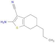 2-Amino-6-propyl-4,5,6,7-tetrahydro-1-benzothiophene-3-carbonitrile