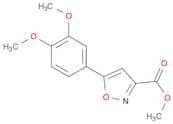 Methyl 5-(3,4-Dimethoxyphenyl)isoxazole-3-carboxylate
