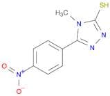 4-Methyl-5-(4-nitrophenyl)-4H-1,2,4-triazole-3-thiol