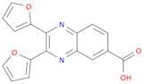 2,3-di-2-furylquinoxaline-6-carboxylic acid