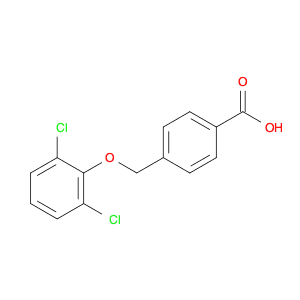 4-[(2,6-dichlorophenoxy)methyl]benzoic acid