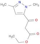 Ethyl 3-(1,3-dimethyl-1H-pyrazol-5-yl)-3-oxopropanoate
