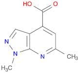 1,6-Dimethyl-1h-pyrazolo[3,4-b]pyridine-4-carboxylic acid