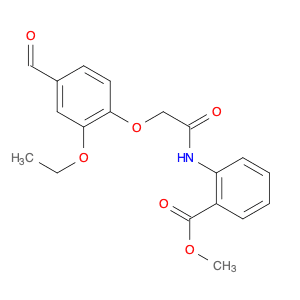 methyl 2-{[(2-ethoxy-4-formylphenoxy)acetyl]amino}benzoate