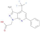 [3-methyl-6-phenyl-4-(trifluoromethyl)-1H-pyrazolo[3,4-b]pyridin-1-yl]acetic acid