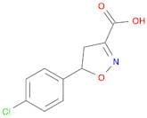 5-(4-Chlorophenyl)-4,5-dihydroisoxazole-3-carboxylic acid
