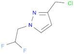 3-(Chloromethyl)-1-(2,2-difluoroethyl)-1H-pyrazole
