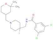 3,5-Dichloro-N-[[4-fluoro-1-[(tetrahydro-2,2-dimethyl-2H-pyran-4-yl)methyl]-4-piperidinyl]methyl]b…