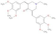 1-Ethyl-3,5-bis[(3,4,5-trimethoxyphenyl)methylene]-4-piperidinone