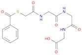 2-(2-{2-[2-(benzoylsulfanyl)acetamido]acetamido}acetamido)acetic acid