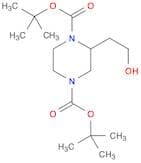 1,4-di-tert-butyl 2-(2-hydroxyethyl)piperazine-1,4-dicarboxylate