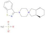 (3aR,7aR)-4'-(Benzo[d]isothiazol-3-yl)octahydrospiro[isoindole-2,1'-piperazin]-1'-ium methanesulfo…