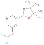 3-(Difluoromethoxy)-5-(4,4,5,5-tetramethyl-1,3,2-dioxaborolan-2-yl)pyridine