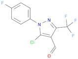 5-Chloro-1-(4-fluorophenyl)-3-(trifluoromethyl)-1H-pyrazole-4-carbaldehyde