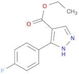 Ethyl 5-(4-fluorophenyl)-1H-pyrazole-4-carboxylate