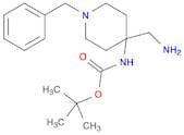 tert-butyl N-[4-(aminomethyl)-1-benzylpiperidin-4-yl]carbamate