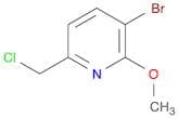3-Bromo-6-(chloromethyl)-2-methoxypyridine
