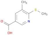 5-methyl-6-(methylsulfanyl)pyridine-3-carboxylic acid