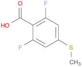2,6-Difluoro-4-(methylthio)benzoic acid