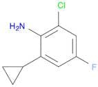 2-Chloro-6-cyclopropyl-4-fluoroaniline