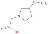 2-(3-methoxypyrrolidin-1-yl)acetic acid