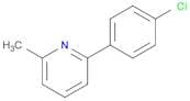 2-(4-Chlorophenyl)-6-methylpyridine