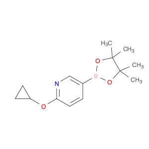 2-cyclopropoxy-5-(tetramethyl-1,3,2-dioxaborolan-2-yl)pyridine