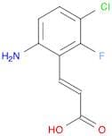 2-Propenoic acid, 3-(6-amino-3-chloro-2-fluorophenyl)-, (2E)-