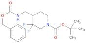 tert-butyl 4-({[(benzyloxy)carbonyl]amino}methyl)-3,3-difluoropiperidine-1-carboxylate
