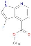 methyl 3-fluoro-1H-pyrrolo[2,3-b]pyridine-4-carboxylate