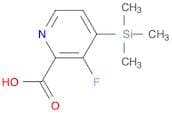 2-Pyridinecarboxylic acid, 3-fluoro-4-(trimethylsilyl)-