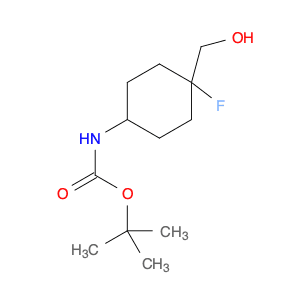 tert-butyl N-[4-fluoro-4-(hydroxymethyl)cyclohexyl]carbamate
