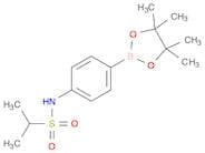 N-[4-(tetramethyl-1,3,2-dioxaborolan-2-yl)phenyl]propane-2-sulfonamide