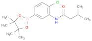 N-[2-chloro-5-(tetramethyl-1,3,2-dioxaborolan-2-yl)phenyl]-3-methylbutanamide