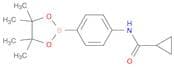 N-[4-(Tetramethyl-1,3,2-dioxaborolan-2-yl)phenyl]cyclopropanecarboxamide